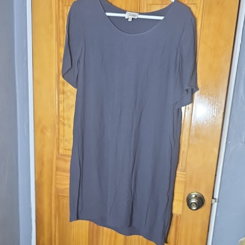 Box D Wilfred Charcoal Tunic Top